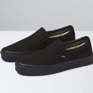 Black slip on vans